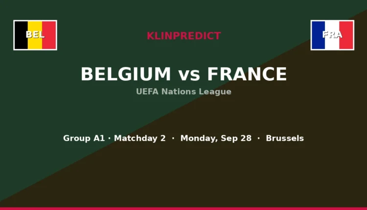 Belgium vs France prediction