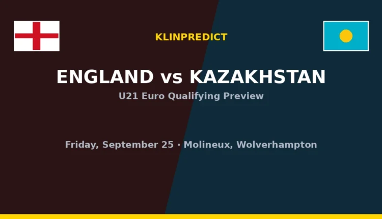 England U21 vs Kazakhstan U21 Prediction