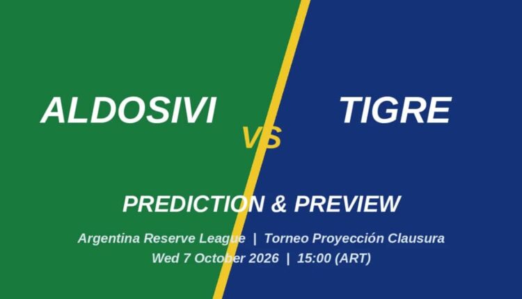 Aldosivi vs Tigre Predictions