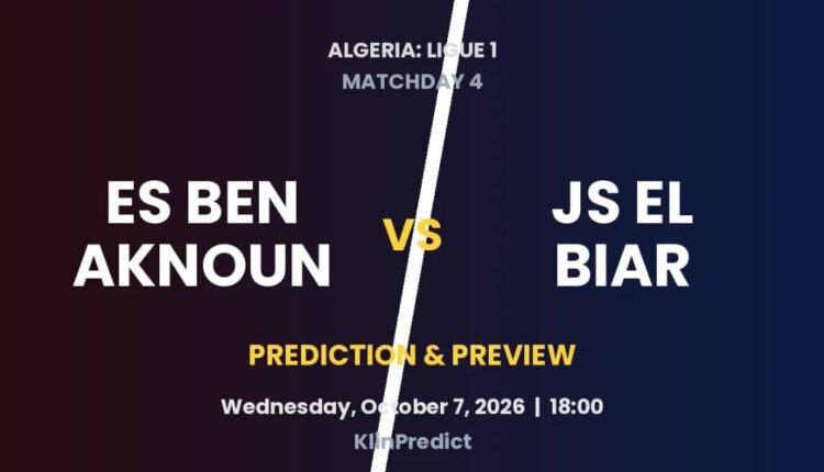 Ben Aknoun vs El Biar Prediction