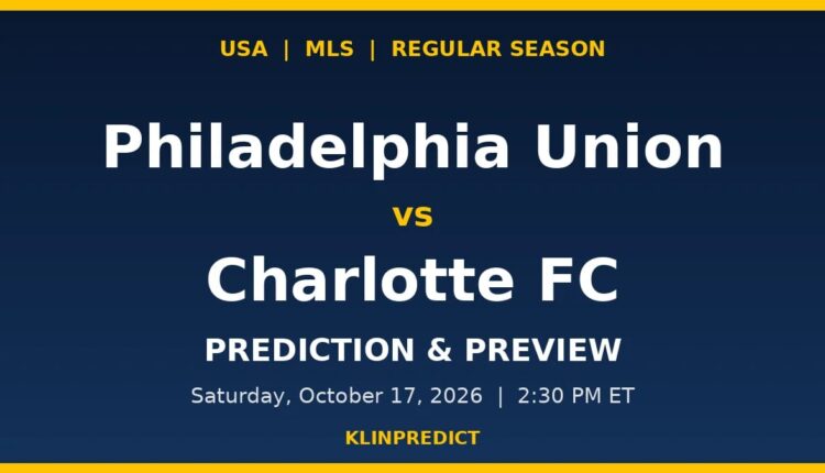Philadelphia Union vs Charlotte Predictions