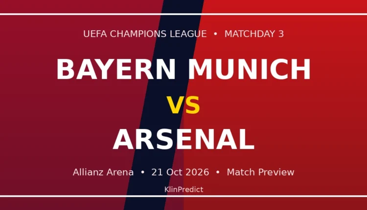 Bayern Munich vs Arsenal team news