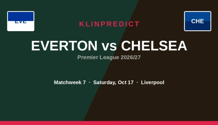 Everton vs Chelsea predictions